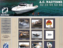 Tablet Screenshot of ac-nautisme.com